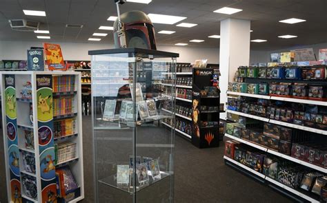 trading card shops.